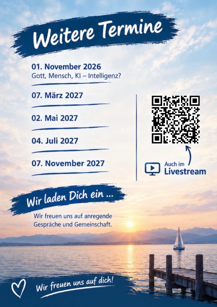 Unabhängige evangelische Gemeinde Friedrichshafen Gott begegnen - Gottesdienst (01.11.2026)